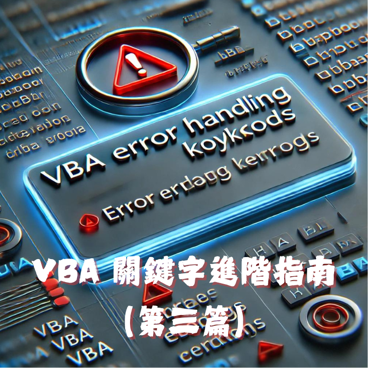 VBA 關鍵字進階指南：控制流程與錯誤處理 (第三篇) - CodingDog